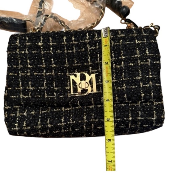 Badgley Mischka Bouclé Tweed Shoulder Bag - Picture 4 of 7